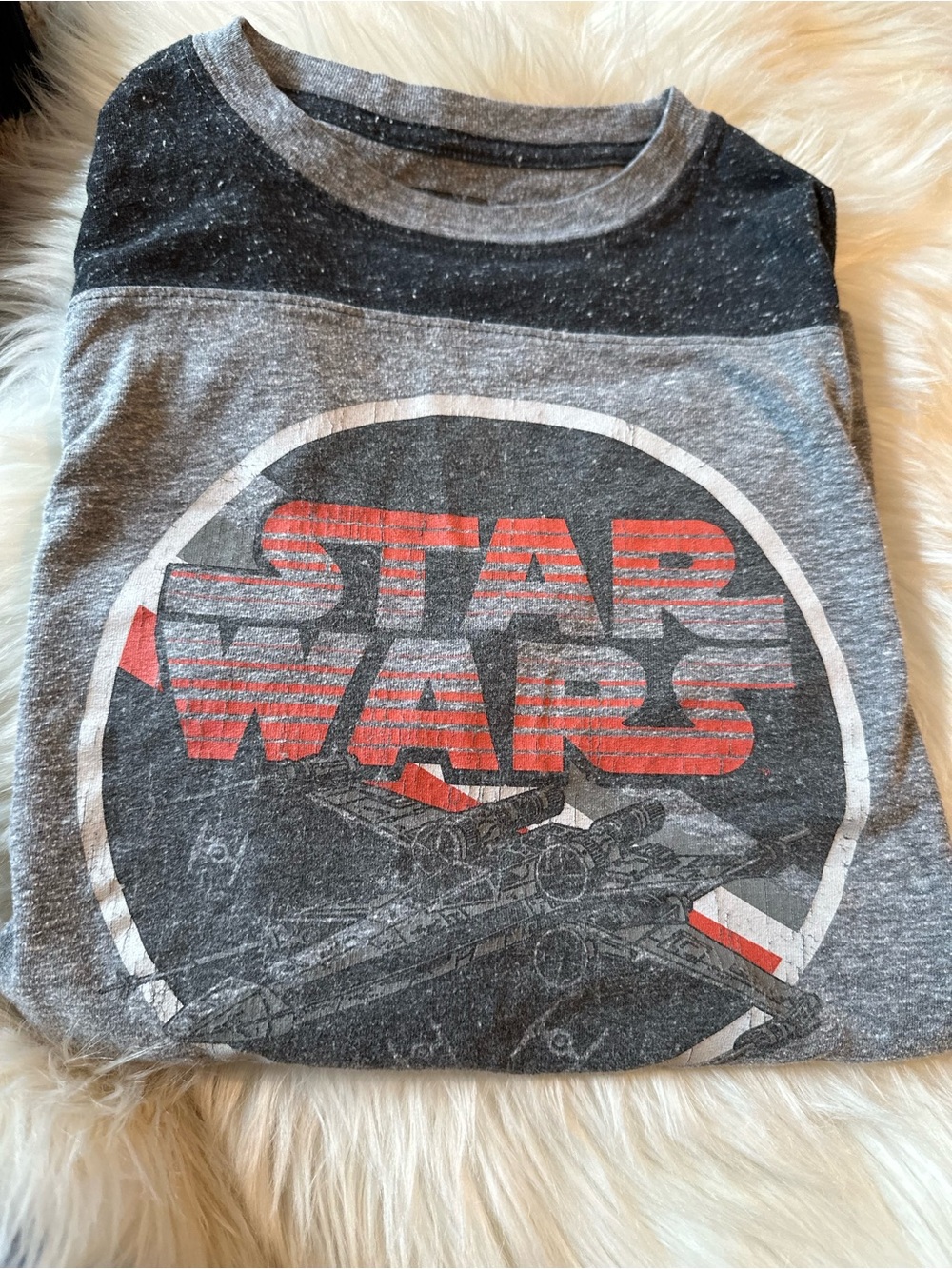 Star Wars Kids Long Sleeve Graphic Tee - L 14/16 - Picture 2 of 4